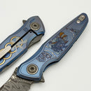 Spartan Blades Pandia Ronin Water Titanium Handles w/ Damascus