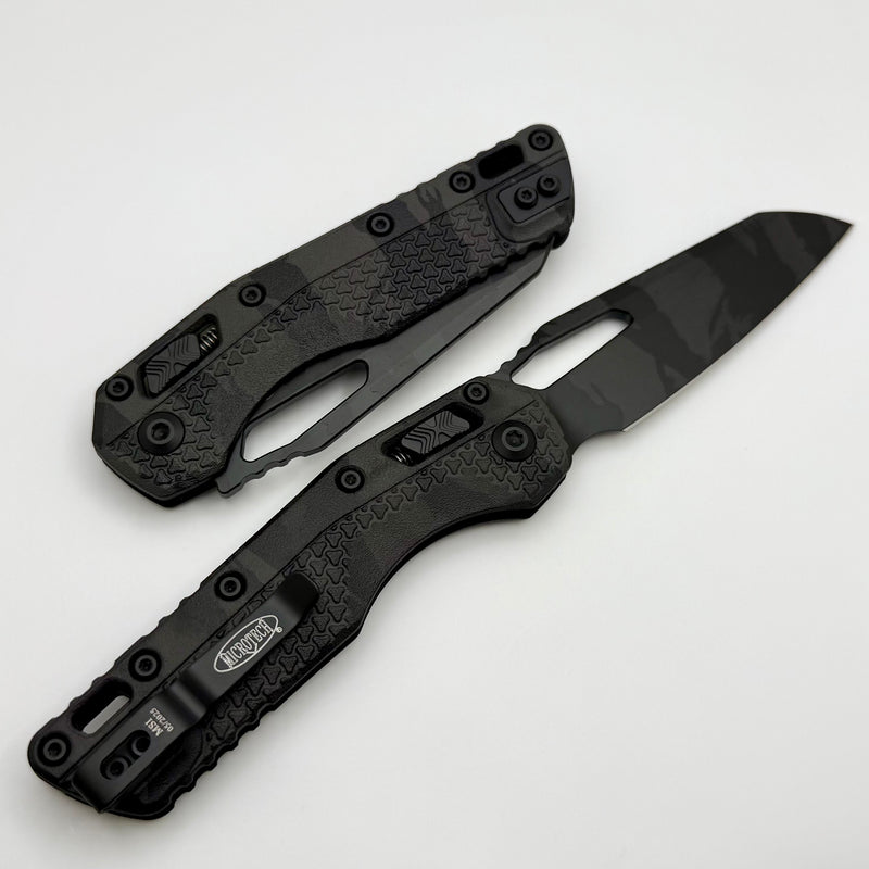 Microtech Knives MSI RAM LOK Polymer Midnight Tiger Camo w/ M390MK 210