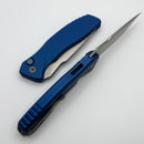 Pro-Tech Pallas Blue Aluminum Handle & Stonewash MagnaCut SB1101-Blue