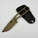 ESEE Izula Dark Earth Powered Coated 1095 Steel IZULA-DE