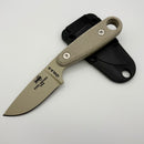 ESEE Izula 2 With Kit Desert Tan Powered Coated 1095 Steel IZULA-II-DT-KIT