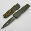 Microtech Luminary D/E Moss Green Cerakote Signature Series 1270-1MGS-C21Z26