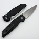 Pro-Tech TR-3 Integrity Manual Black Aluminum Topo Handles & Stonewash MagnaCut INT1105-TOPO