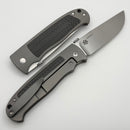 Mechforce Tom Mayo TMX Titanium Twill Fat Carbon Inlaid Handle & Satin MagnaCut