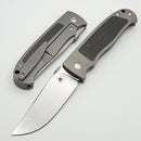 Mechforce Tom Mayo TMX Titanium Cross Cut Fat Carbon Inlaid Handle & Satin MagnaCut