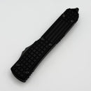 Microtech Ultratech Delta Frag Shadow Fluted Double Edge Full Serrated DLC w/ Nickel Boron Signature Series 122-3UT-DSH (Consignment)