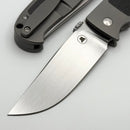 Mechforce Tom Mayo TMX Titanium Cross Cut Fat Carbon Inlaid Handle & Satin MagnaCut