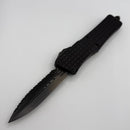 Microtech Combat Troodon Delta Frag Shadow Fluted DLC D/E Fully Serrated 142-3CT-DSH (Consignment)