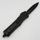 Microtech Combat Troodon Delta Frag Shadow Fluted DLC D/E Fully Serrated 142-3CT-DSH (Consignment)