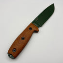 ESEE 4 OD Green Powered Coated 1095 Steel w/ 3D Micarta Handles ESEE4-POD-011