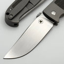 Mechforce Tom Mayo TMX Titanium Light Fat Carbon Inlaid Handle & Satin MagnaCut