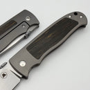 Mechforce Tom Mayo TMX Titanium Light Fat Carbon Inlaid Handle & Satin MagnaCut