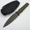 RMJ Tactical Orlando Special Fixed Blade w/ Dirty Olive G-10 & MagnaCut