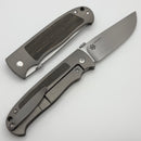 Mechforce Tom Mayo TMX Titanium Light Fat Carbon Inlaid Handle & Satin MagnaCut