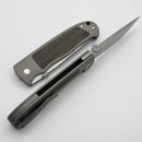 Mechforce Tom Mayo TMX Titanium Light Fat Carbon Inlaid Handle & Satin MagnaCut