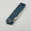 Vosteed Parallel Blue Titanium Handles w/ S35VN Blade A3504