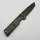 Vosteed Parallel Gray Titanium Handles w/ 154CM Tanto Blade A3510