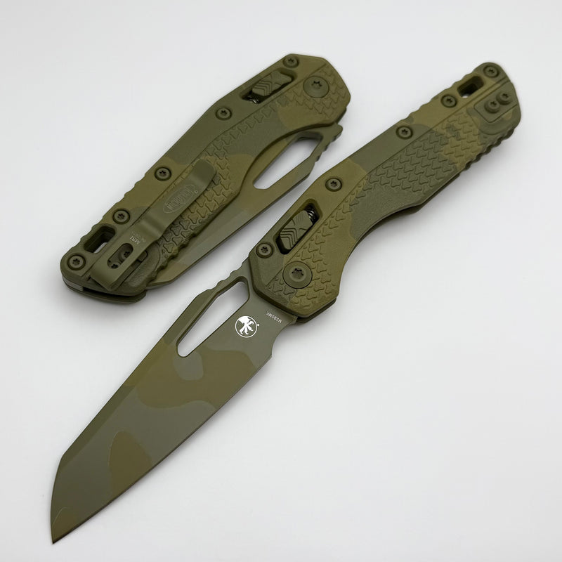 Microtech Knives MSI RAM LOK Bazooka Camo Green w/ Polymer Handles & M