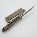 North Mountain Blade Chop2 2406 w/ Brown Micarta Handles & SLD-Magic