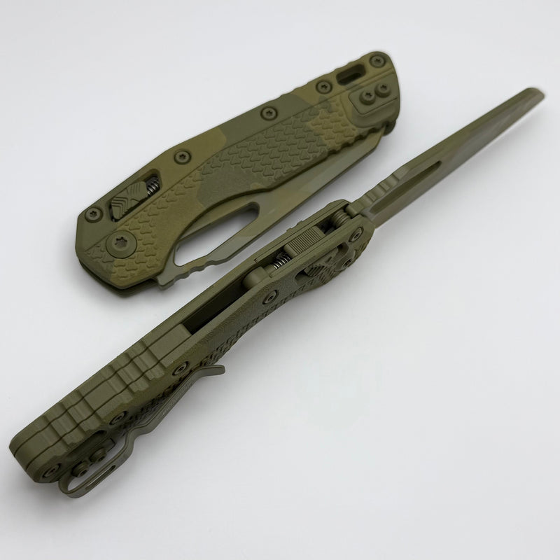 Microtech Knives MSI RAM LOK Bazooka Camo Green w/ Polymer Handles & M