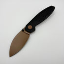 Vosteed Shilin Cutter Vanchor Lock Black Aluminum Handle w/ Elmax A2812