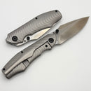 Tuya Knife Dino Gray Titanium Framelock Handle & S90V