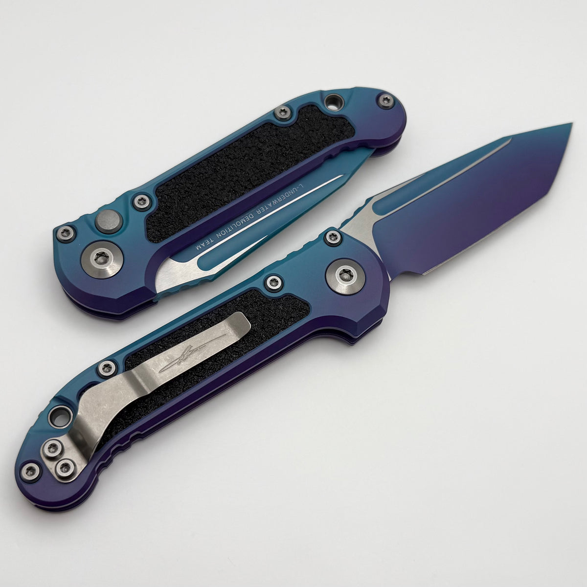 Microtech Knives LUDT Gen III Aurora Tanto Signature Series 1136-1LPAU