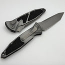 Microtech Socom Elite Auto Weathered Metal Apocalyptic T/E Full Serrated 161A-12APWME