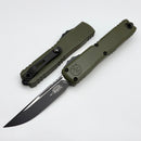 Microtech Ultratech ZBP Tactical S/E w/ OD Green Cerakote Handle 1121-1OD