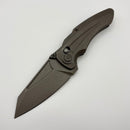 Kubey Sumo Crossbar Lock Dark Stonewashed Titanium w/ M390 Blade KB400G