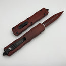 Microtech Dirac Delta D/E Weathered Crimson Red 227-1WCM