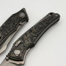Hawk Designs Talon TechnoCarbo Bronze Overlay Brightwashed Titanium Handles & Brightwashed M390