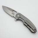Tuya Knife Curtiss F3 Left Hand Medium Slicer Production w/ Titanium Handles & M390