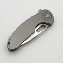 Tuya Knife Curtiss F3 Left Hand Medium Slicer Production w/ Titanium Handles & M390
