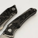 Hawk Designs Talon Black Ops Marble Overlay Brightwashed Titanium Handles & Brightwashed M390