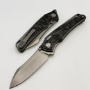 Hawk Designs Talon Black Ops Marble Overlay Brightwashed Titanium Handles & Brightwashed M390