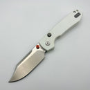 Vosteed Raccoon Top Liner Lock White G-10 w/ 14C28N A2912