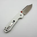 Vosteed Raccoon Top Liner Lock White G-10 w/ 14C28N A2912