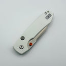 Vosteed Raccoon Top Liner Lock White G-10 w/ 14C28N A2912