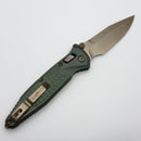 Microtech Socom Ram-Lok w/ Antique Green Titanium Frag Handles & Bronze S/E M390MK 160RL-13FRSMS1 (Consignment)
