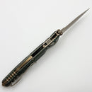 Microtech Socom Ram-Lok w/ Antique Green Titanium Frag Handles & Bronze S/E M390MK 160RL-13FRSMS1 (Consignment)