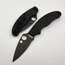 Spyderco UK Penknife Salt Black G-10 w/ DLC Magnacut C94GMCBKP
