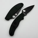 Spyderco UK Penknife Salt Black G-10 w/ DLC Magnacut C94GMCBKP
