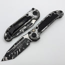 Microtech Knives LUDT Gen III Battle Ready Natural Clear Tanto 1136-1BYNC-RND