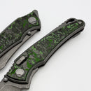 Hawk Designs Talon w/ Jungle Wear Carbon Overlay w/ Tumbled Handles & Tumbled M390