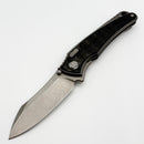 Hawk Designs Talon Uni Black Overlay Brightwashed Titanium Handles & Brightwashed M390
