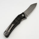 Hawk Designs Talon Uni Black Overlay Brightwashed Titanium Handles & Brightwashed M390