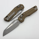 Microtech Knives MSI RAM LOK Dark Earth Polymer USA Flag & M390MK Apocalyptic 210T-10APPMDEFLAG