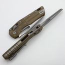 Microtech Knives MSI RAM LOK Dark Earth Polymer USA Flag & M390MK Apocalyptic 210T-10APPMDEFLAG