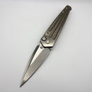 Medford Knife Nosferatu Auto Tumbled Handles w/ Stonewashed Hardware/Clip & Stonewashed S45VN